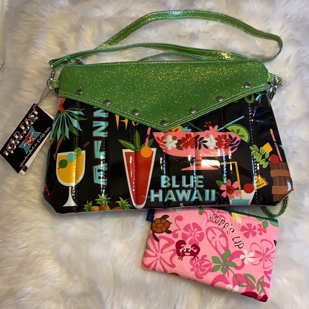 NWT Retro Tiki Themed Cross body/ Clutch